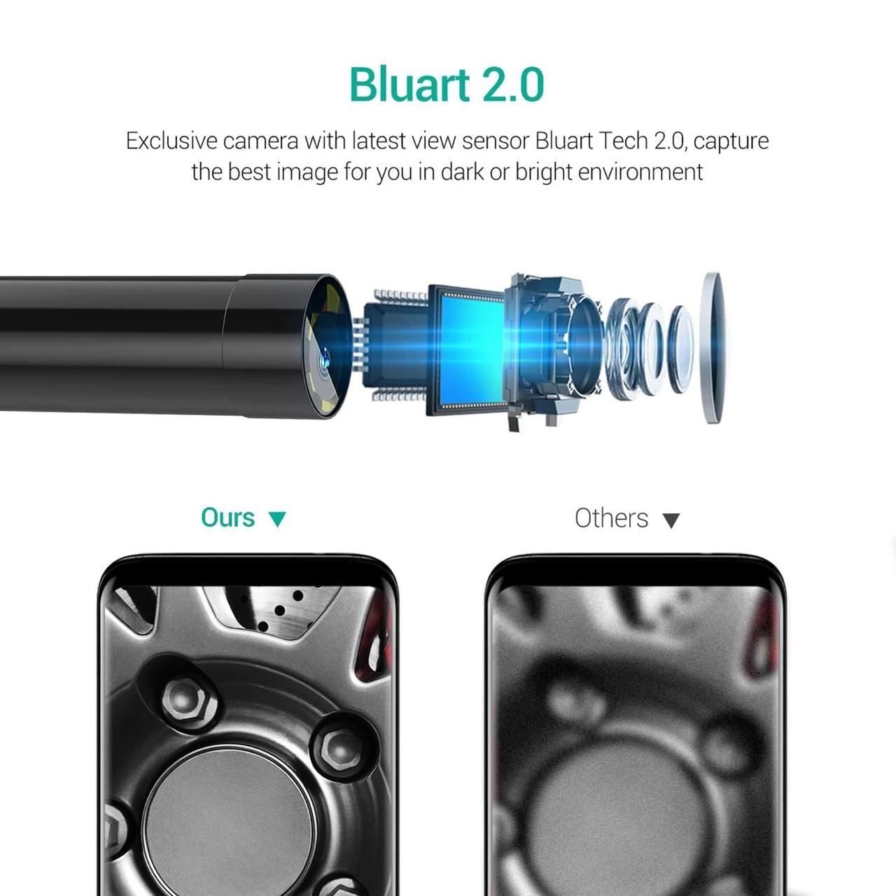 3-in-1 Mobile Endoscope HD Camera