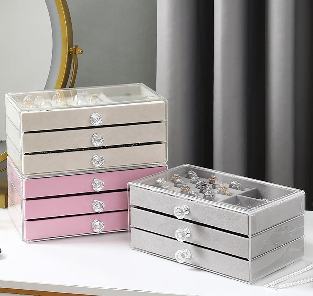 3-Layer Acrylic Jewellery Storage Box