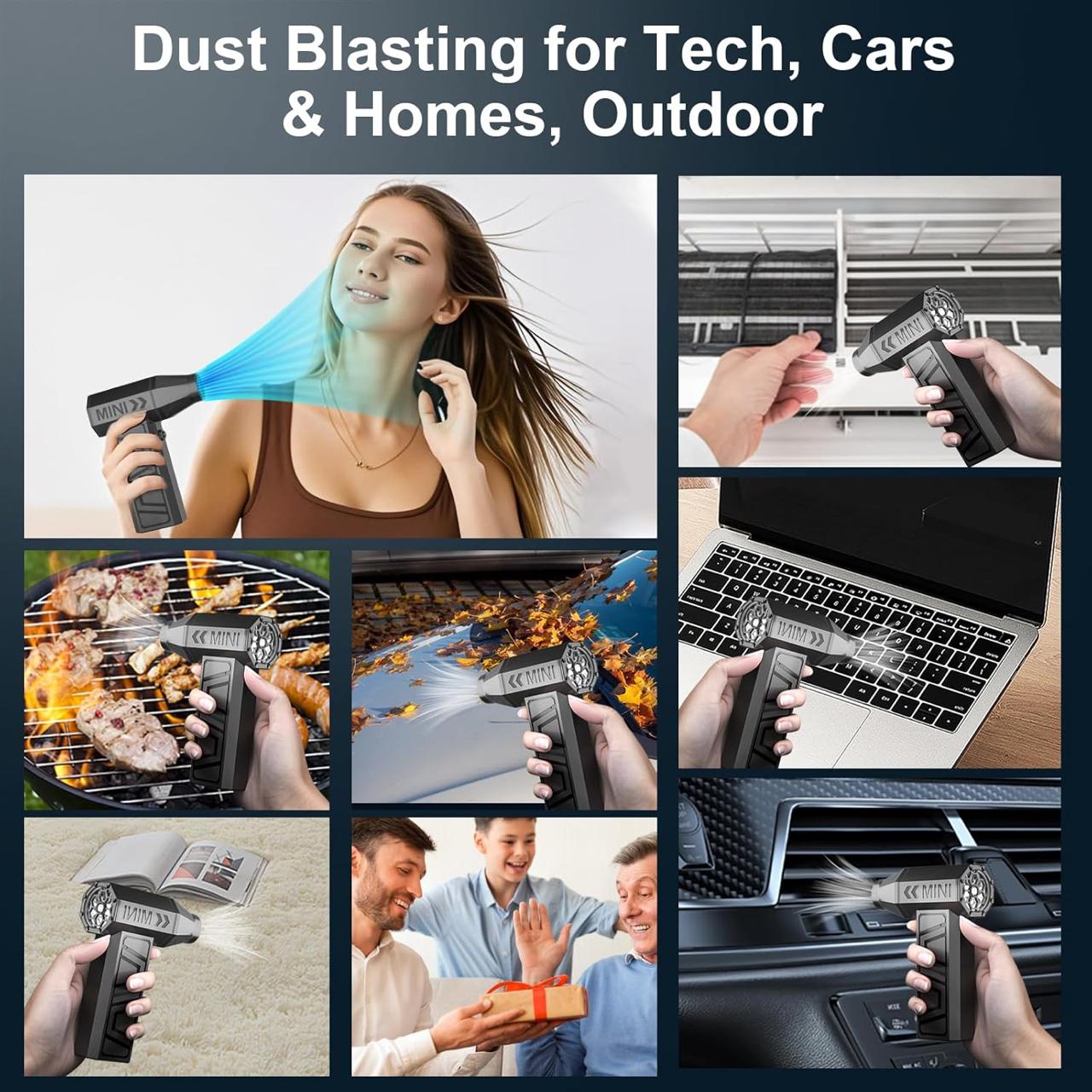 Mini Turbo Jet Air Blower – Powerful Portable Dust Cleaner