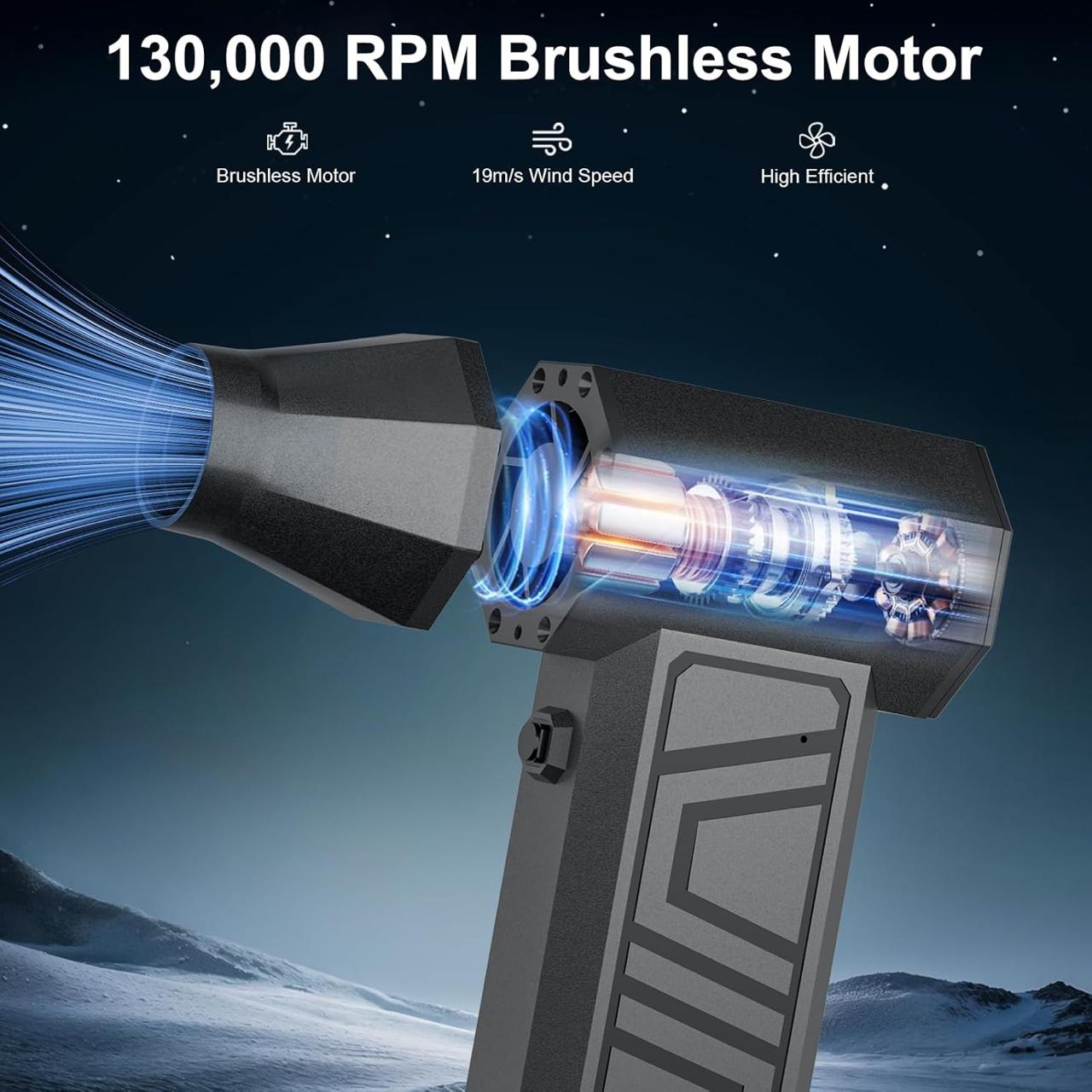 Mini Turbo Jet Air Blower – Powerful Portable Dust Cleaner