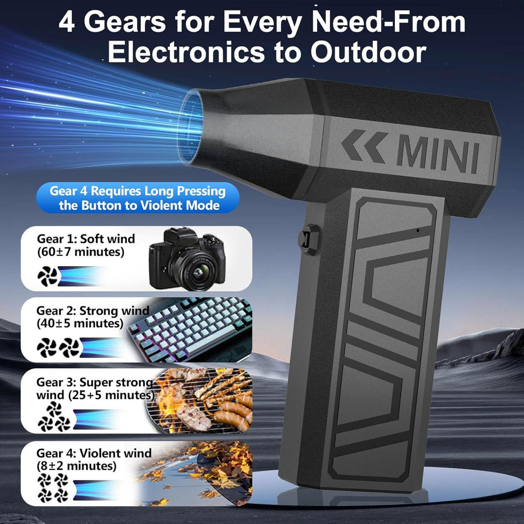 Mini Turbo Jet Air Blower – Powerful Portable Dust Cleaner