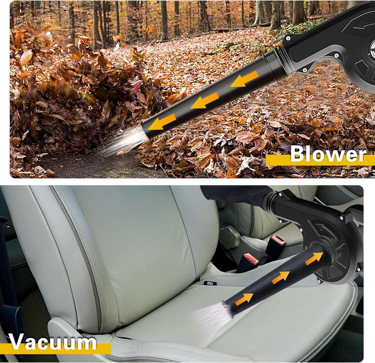 2 in 1 Portable Mini Leaf Blower & Vacuum for Lawn