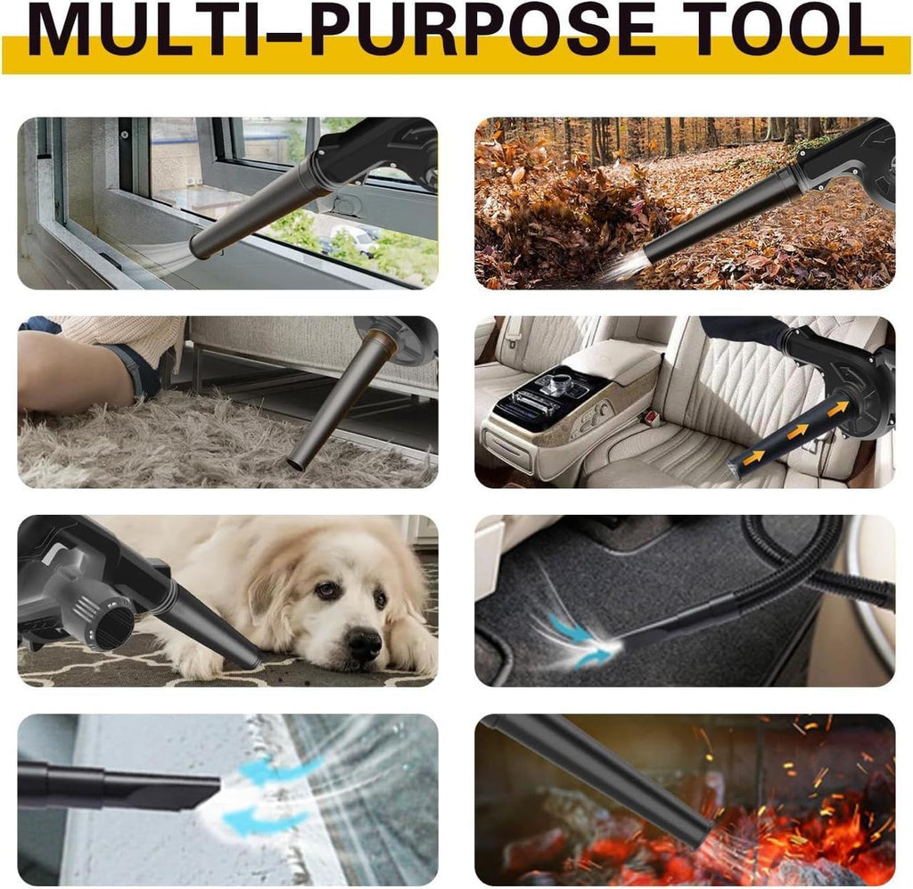 2 in 1 Portable Mini Leaf Blower & Vacuum for Lawn